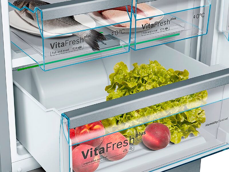 Зона свежести VitaFresh в холодильниках Bosch