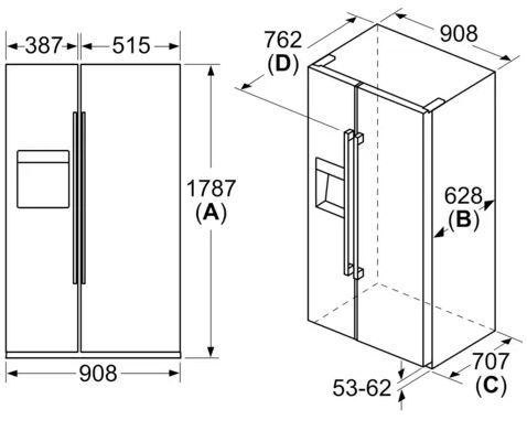 Холодильник Bosch KAI93VI304