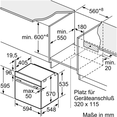 Духовой шкаф Bosch HBA513BS1