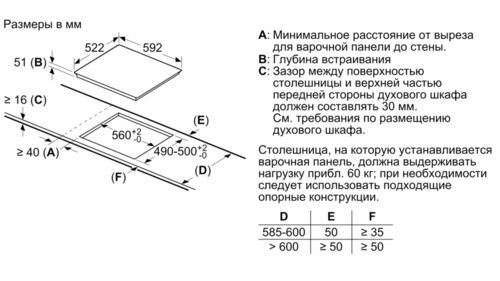 Варочная панель Bosch PIE611BB5E