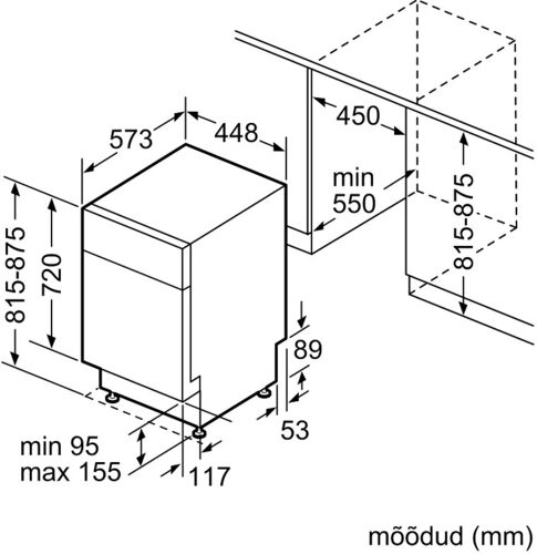 Посудомоечная машина Bosch SPU4HMW53S