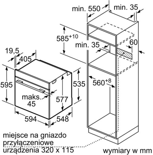 Духовой шкаф Bosch HBG635BB1